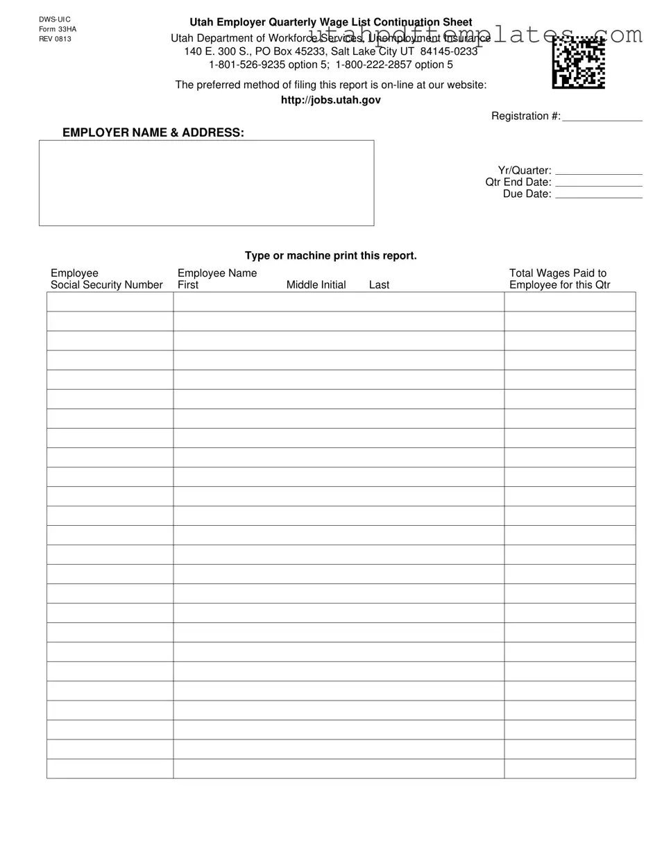 Fill in Your Jobs Utah Gov Form
