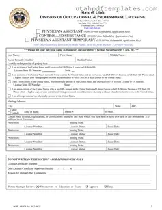 Fill in Your Dopl Ap 078 Utah Form