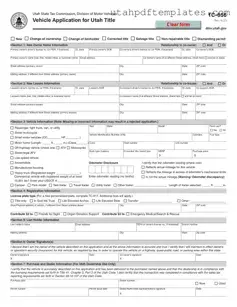 Fill in Your Utah Dmv Tc 656 Form